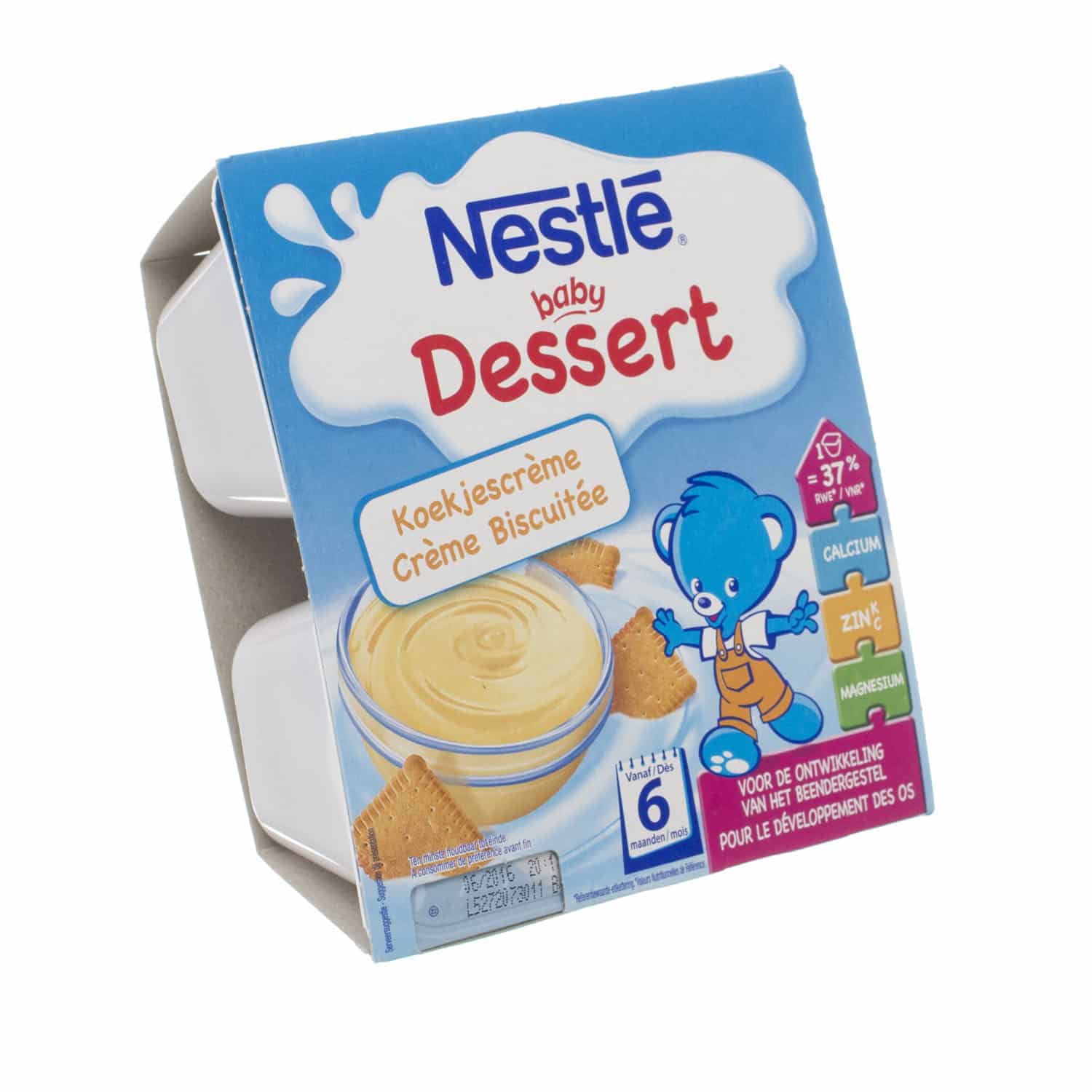 Nestlé Baby Dessert Koekjescrème Nestlé Baby Dessert Koekjescrème