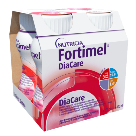 Fortimel DiaCare goût fraise Bouteilles 4x200ml Fortimel DiaCare goût fraise Bouteilles 4x200ml