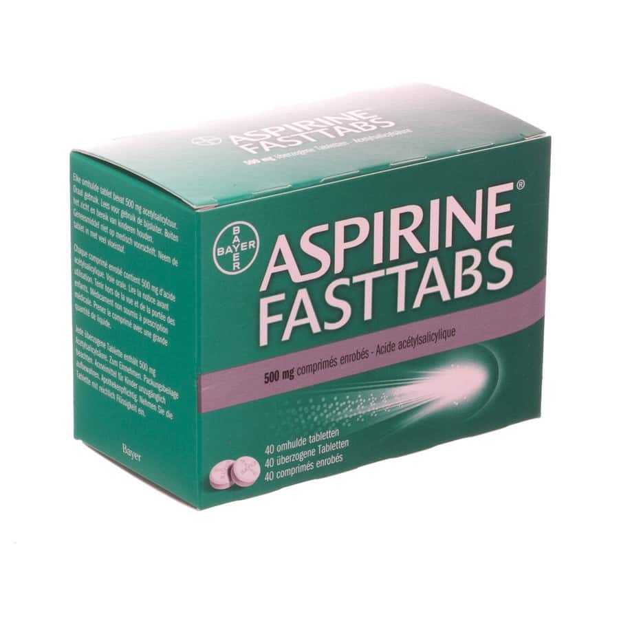 Aspirine Fasttabs 500 mg