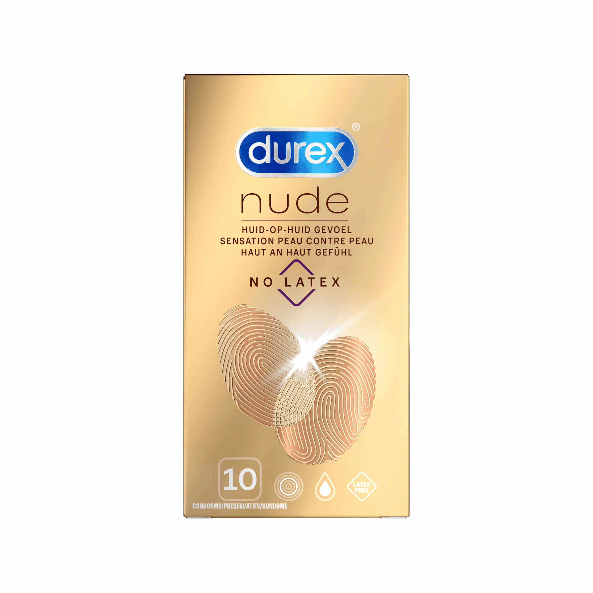 Durex Nude No Latex Condooms 10 stuks Durex Nude No Latex Condooms 10 stuks