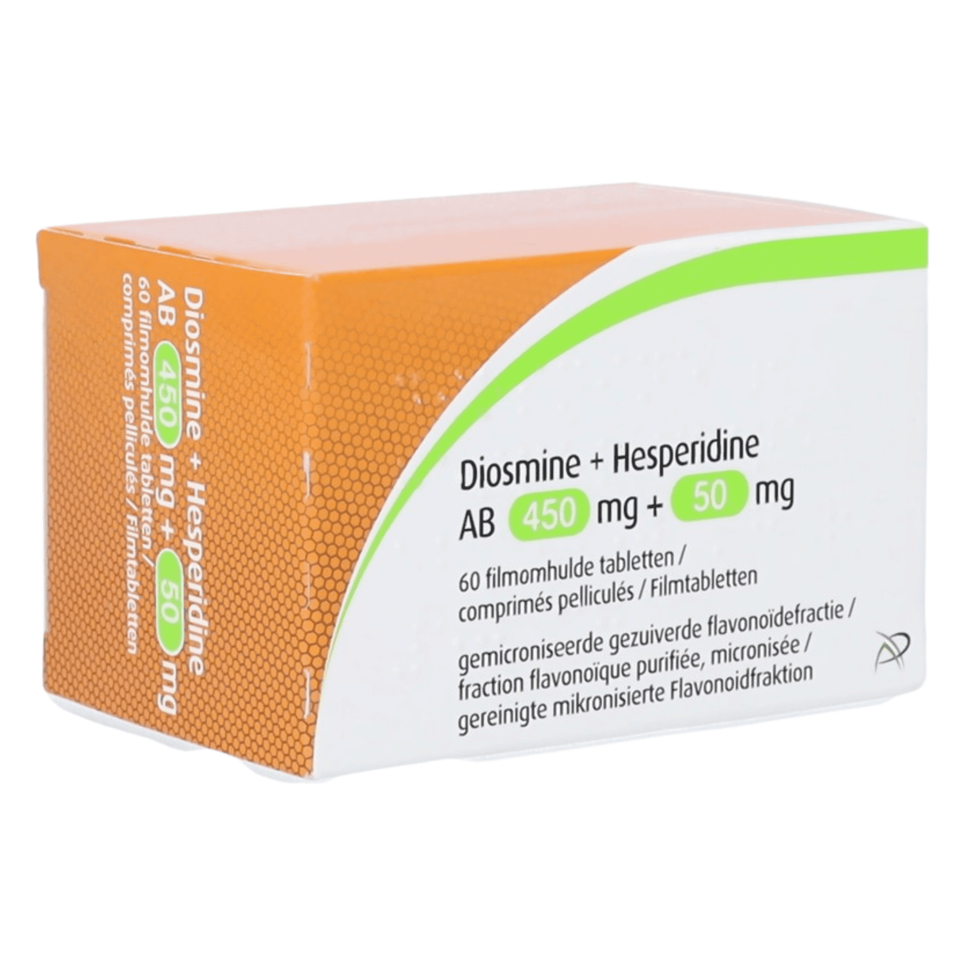 Diosmine+hesperidine Ab 450mg+50mg Comp Pell 60