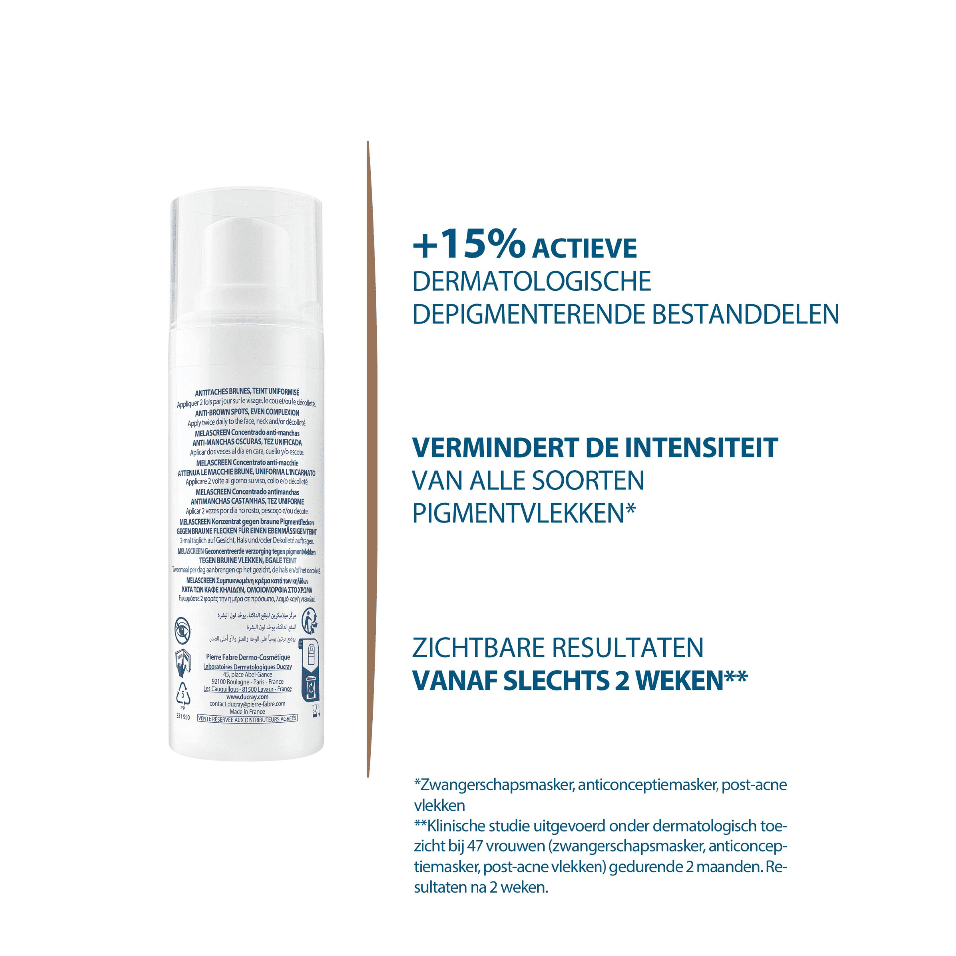 Ducray Melascreen Concentraat tegen Pigmentvlekken