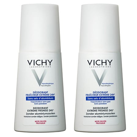 Vichy Deo Spray 24u Extreme Frisheid zonder Aluminiumzouten Duo Promo*
