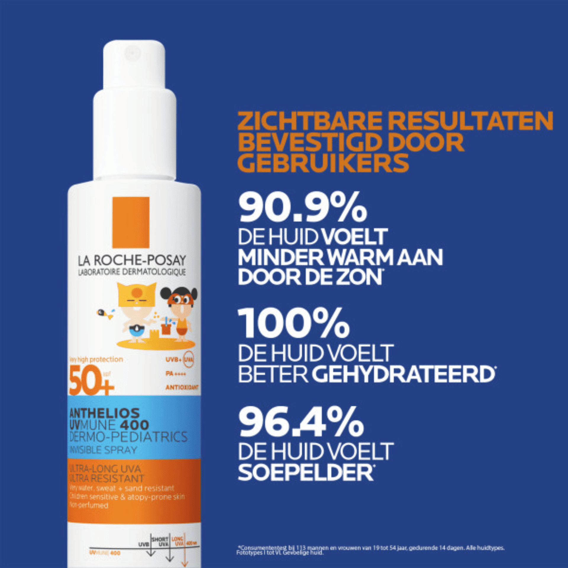 La Roche-Posay Anthelios UVMune 400 Dermo-Pediatrics Onzichtbare Spray SPF 50+