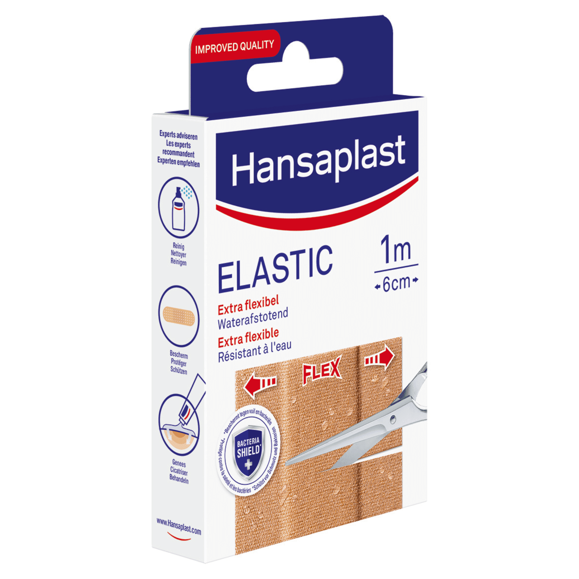 Hansaplast Elastic Pleister 1 m x 6 cm Hansaplast Elastic Pleister 1 m x 6 cm