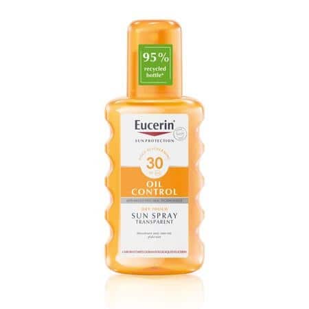Eucerin Oil Control Sun Spray Transparent SPF30