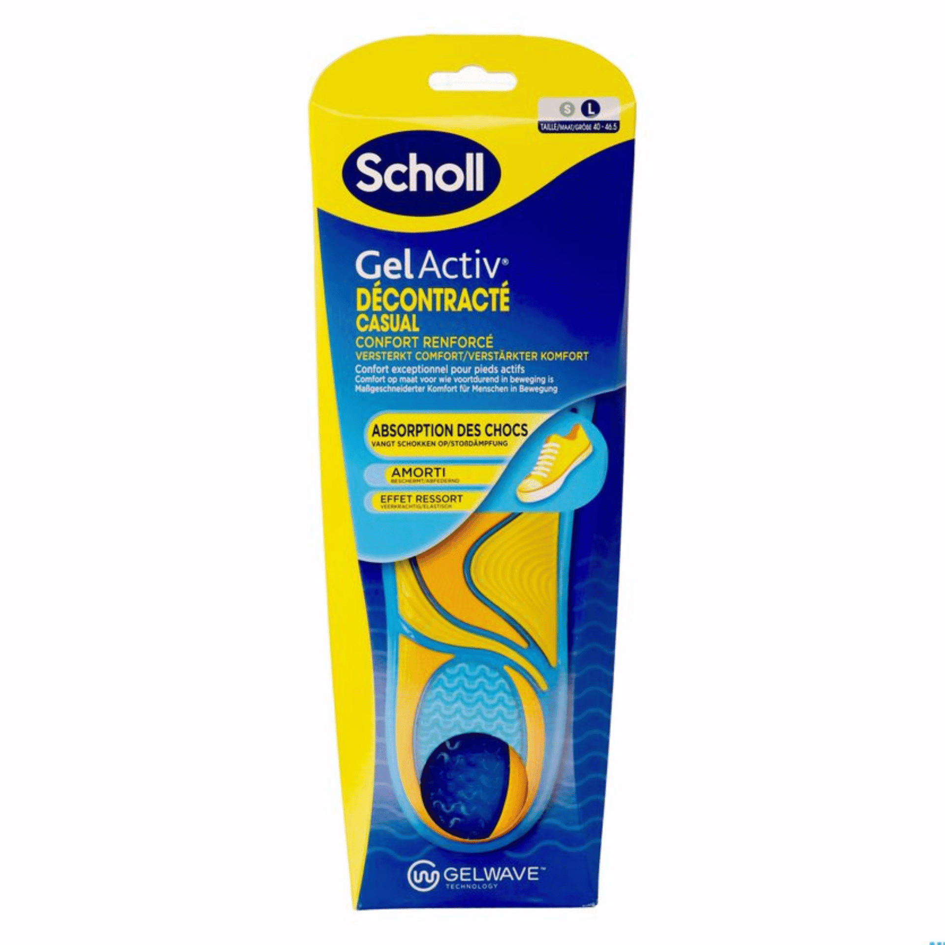 Scholl Gel Activ Semelles Quotidien Large