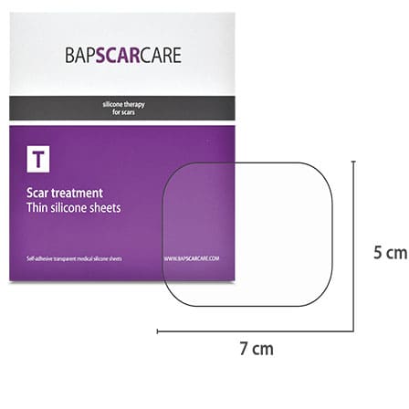 Bap Scar Care T Siliconenverband 5 x 7 cm Bap Scar Care T Siliconenverband 5 x 7 cm