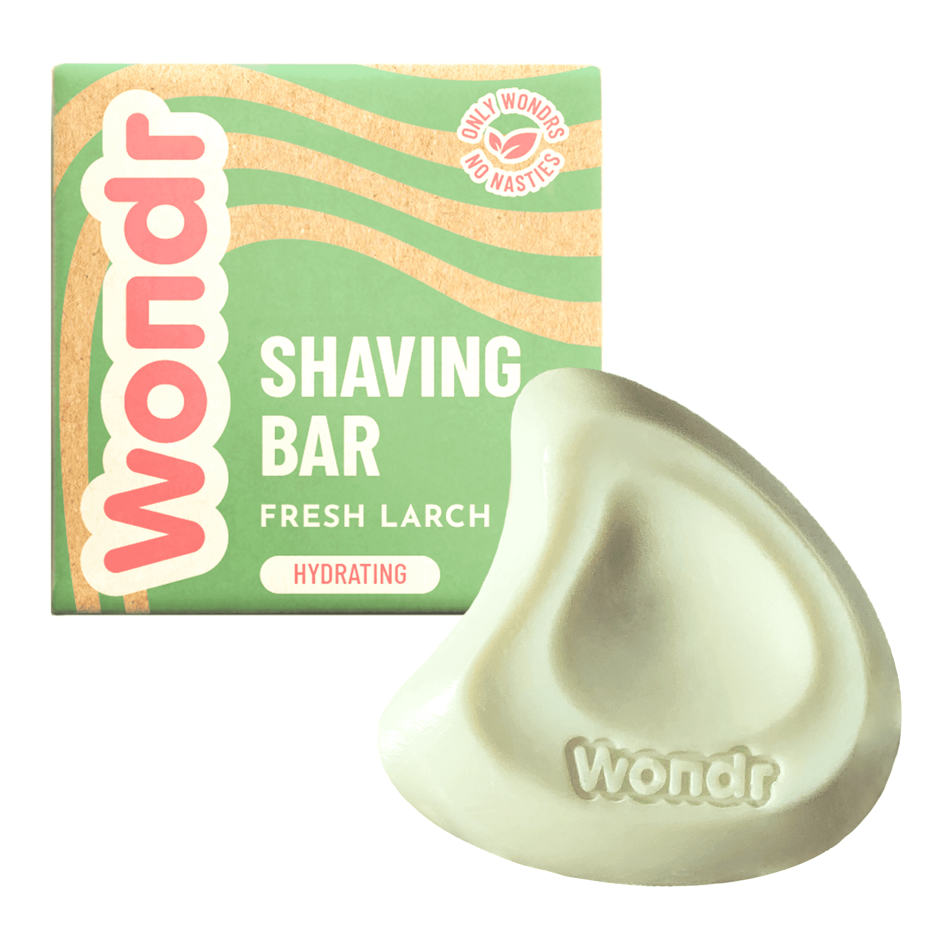 WONDR Shaving Bar Fresh Larch WONDR Shaving Bar Fresh Larch