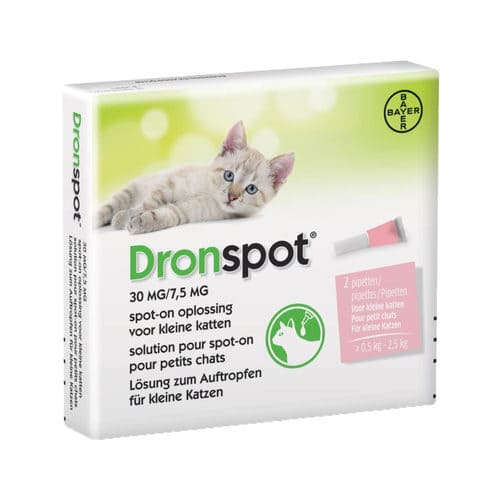 Dronspot 30 mg/7,5 mg Spot-on Kat >0,5-2,5 kg