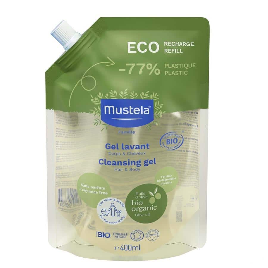 Mustela Bio Gel Lavant Eco Recharge 400ml