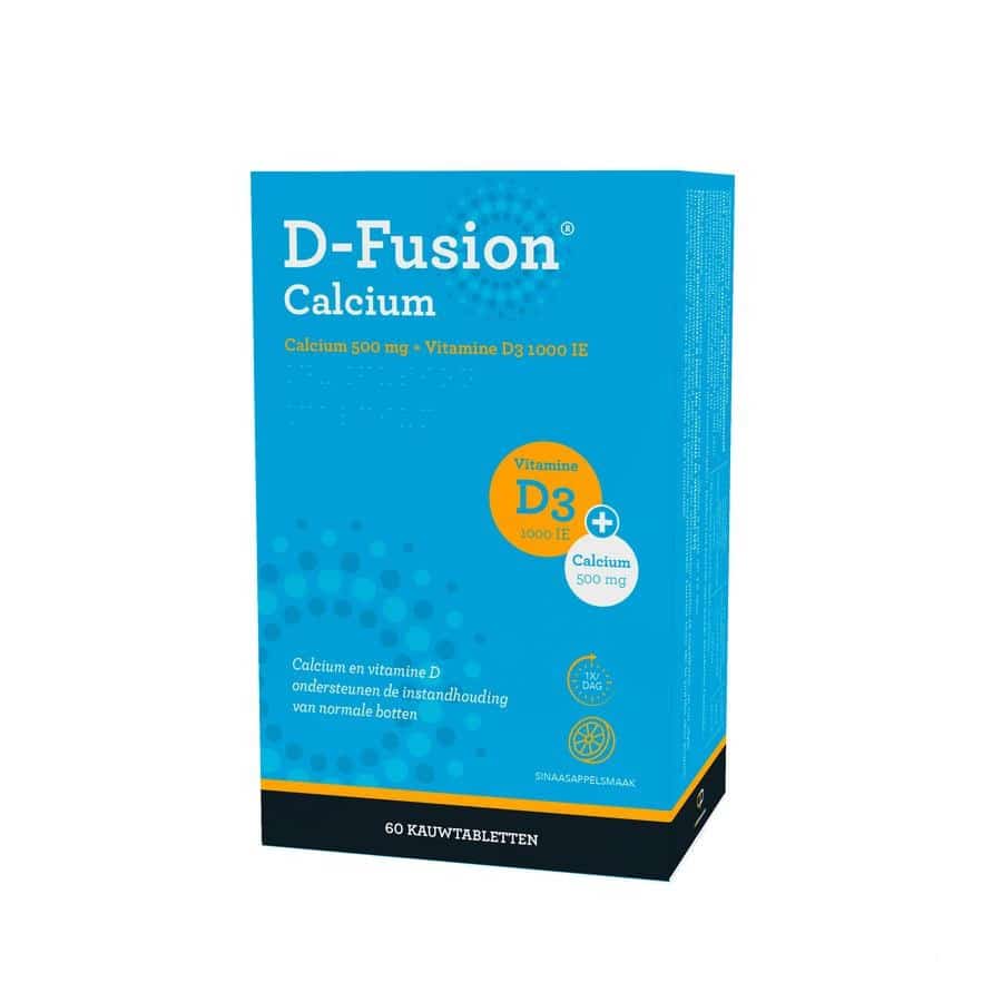 D-fusion Calcium 500/1000 Comp Croq 60 D-fusion Calcium 500/1000 Comp Croq 60