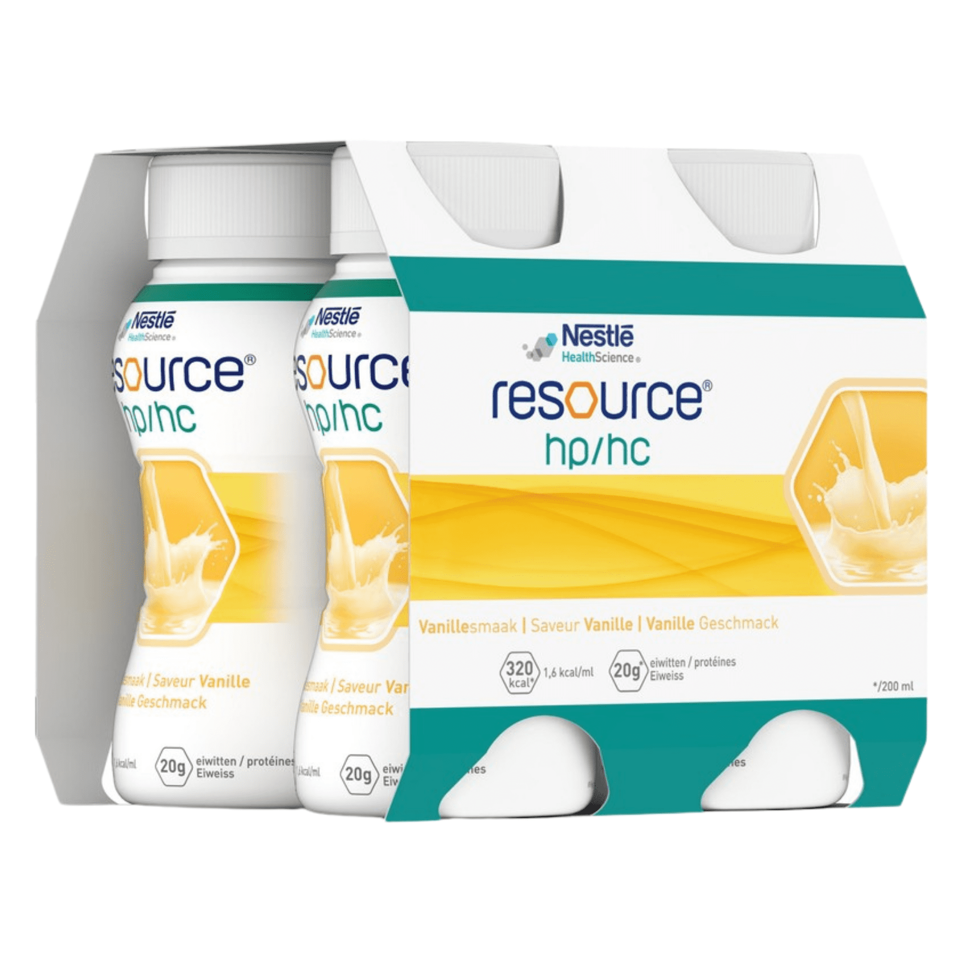 Resource Hp Hc Vanille Bouteille 4x200ml