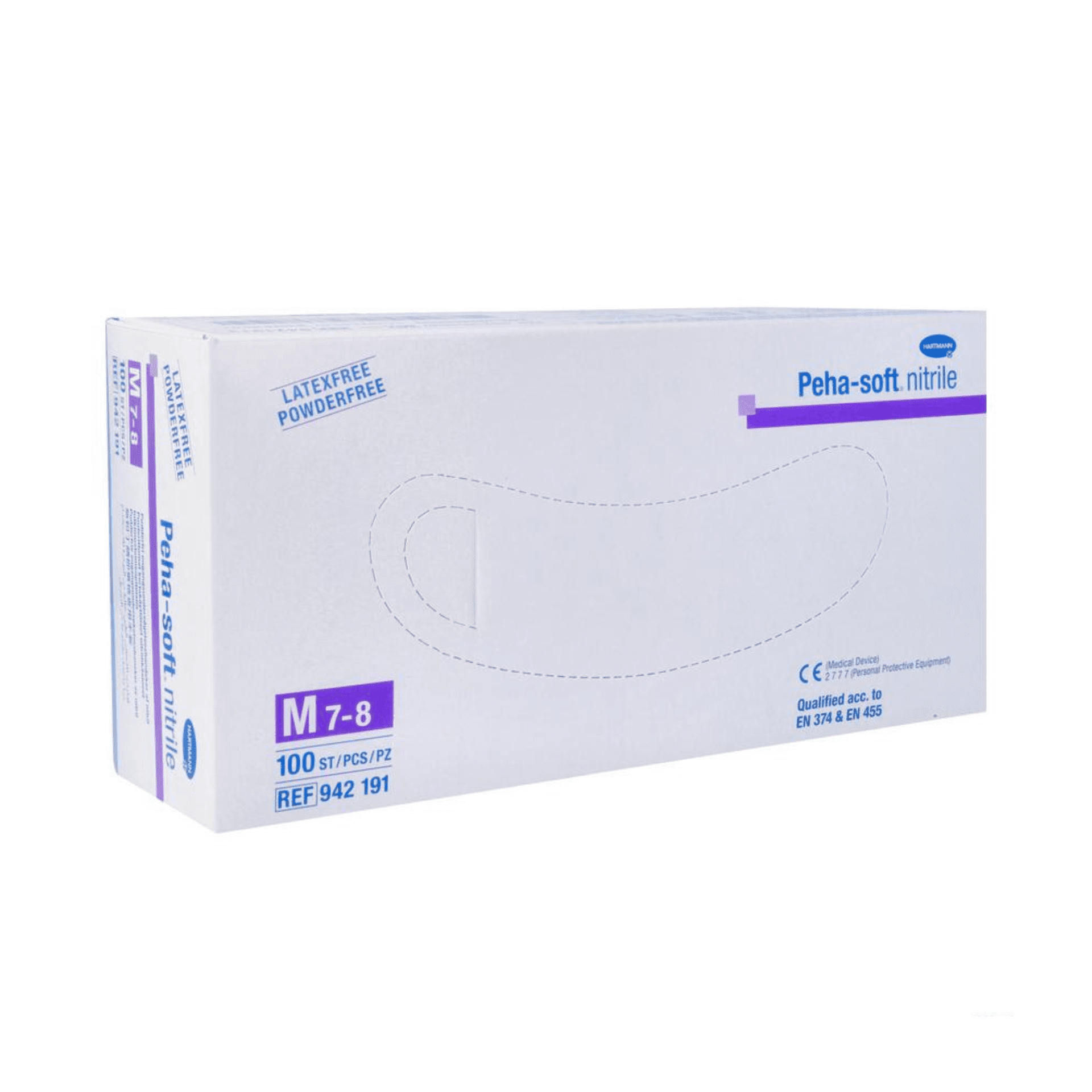 Peha-soft Nitrile Onderzoekshandschoenen M Peha-soft Nitrile Onderzoekshandschoenen M