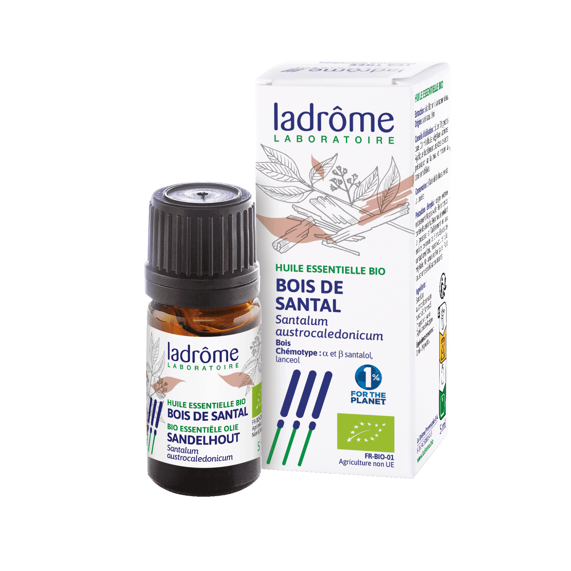 Ladrôme Bio Essentiële Olie Sandelhout