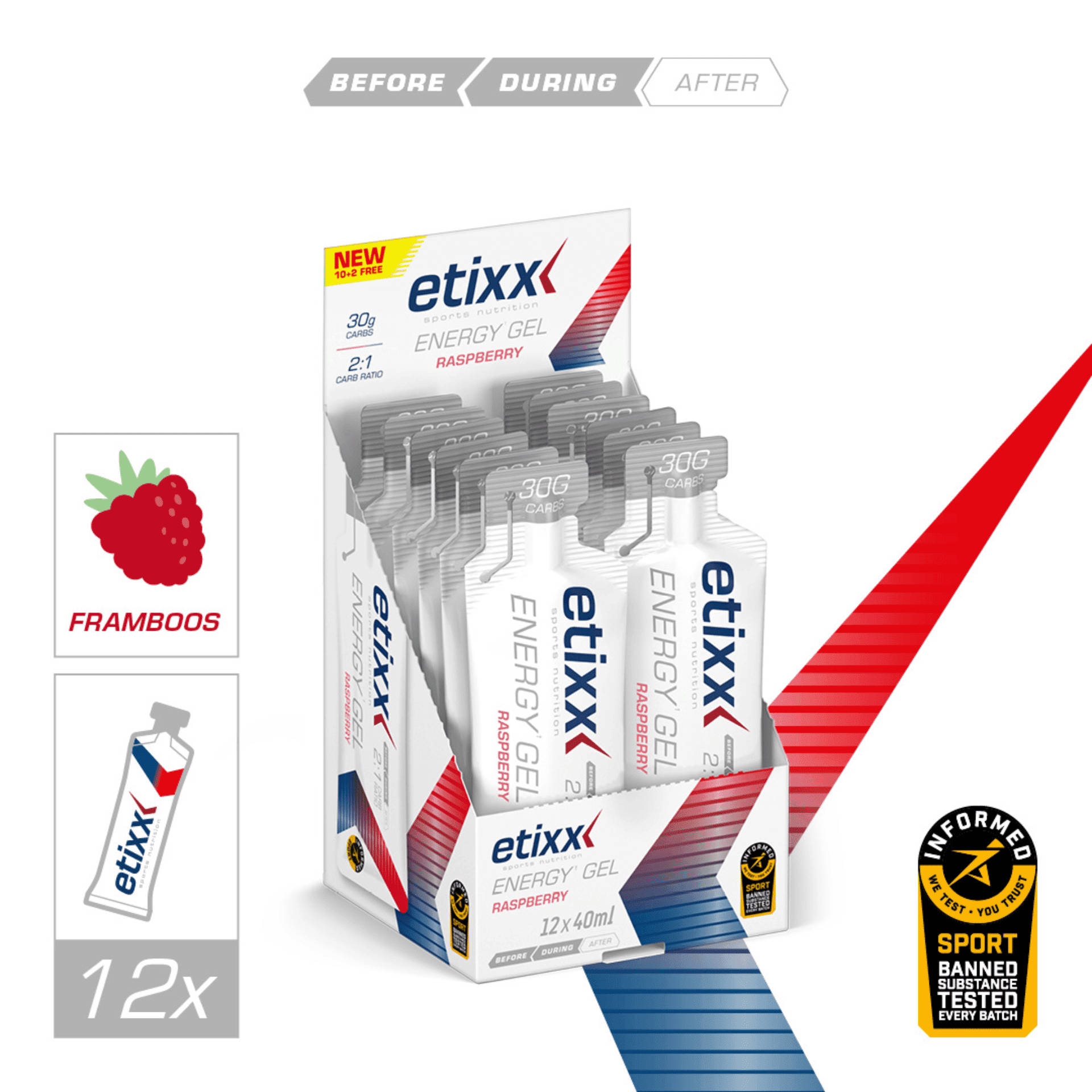 Etixx Energy Gel 12 x 40 ml Etixx Energy Gel 12 x 40 ml