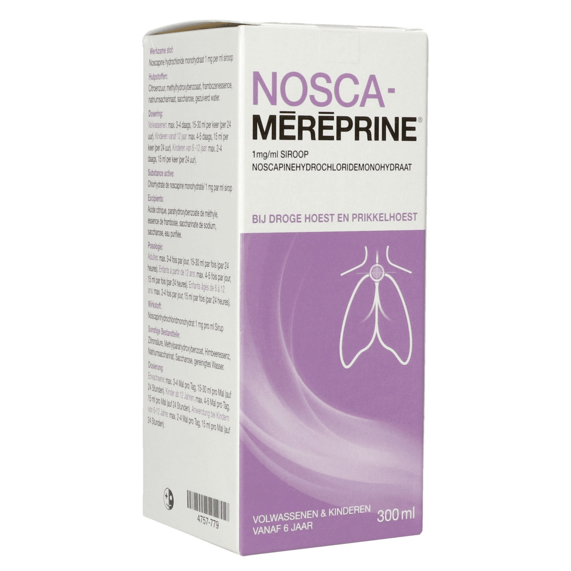 Nosca-Méréprine 1 mg/ml Sirop