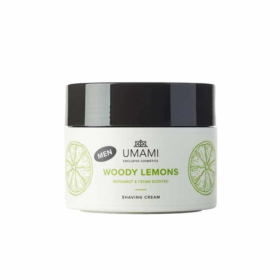 Umami Woody Lemons Bergamot & Ceder Men Shaving Cream Umami Woody Lemons Bergamot & Ceder Men Shaving Cream