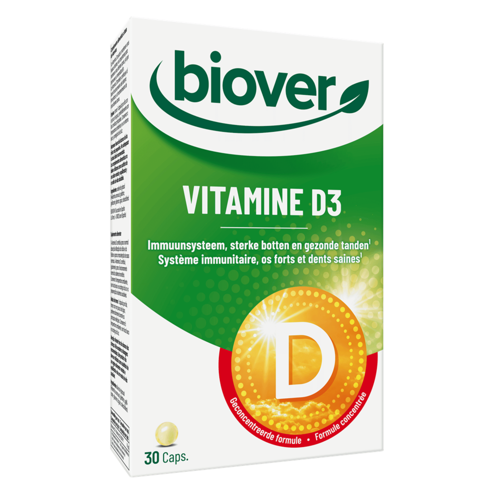 Biover Vitamine D3 Caps 30 Biover Vitamine D3 Caps 30