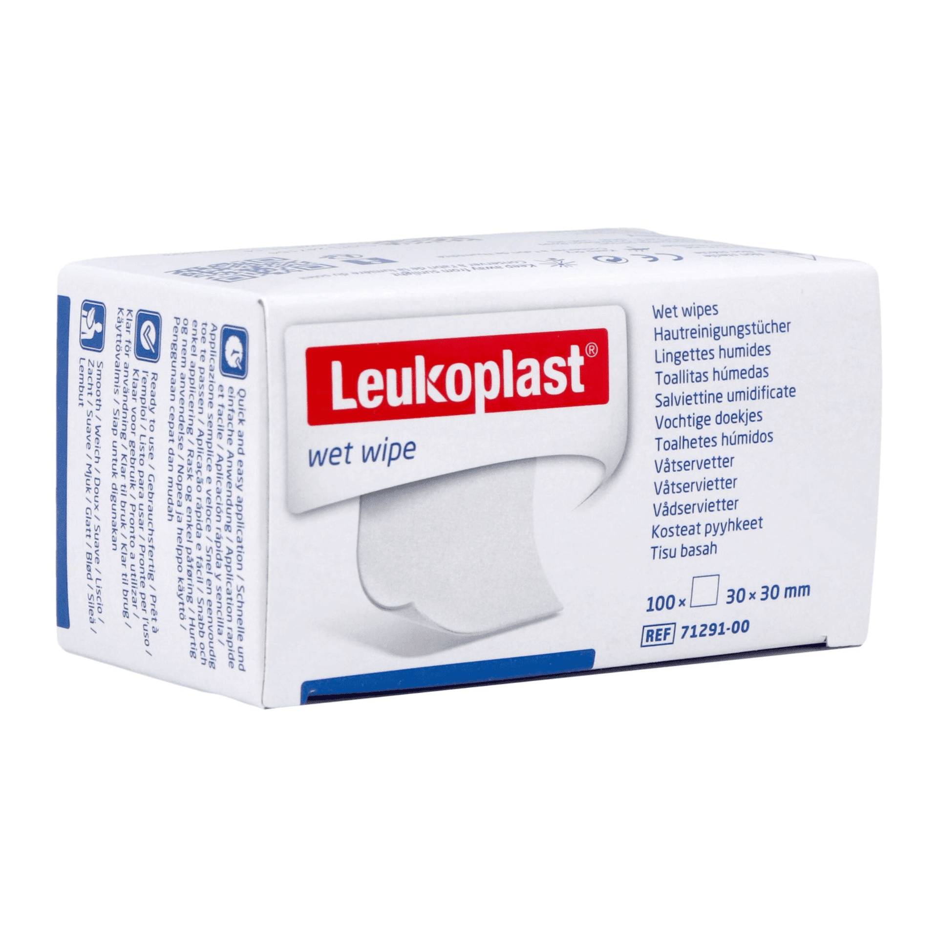 Leukoplast Wet Wipe 3 x 3 cm Leukoplast Wet Wipe 3 x 3 cm