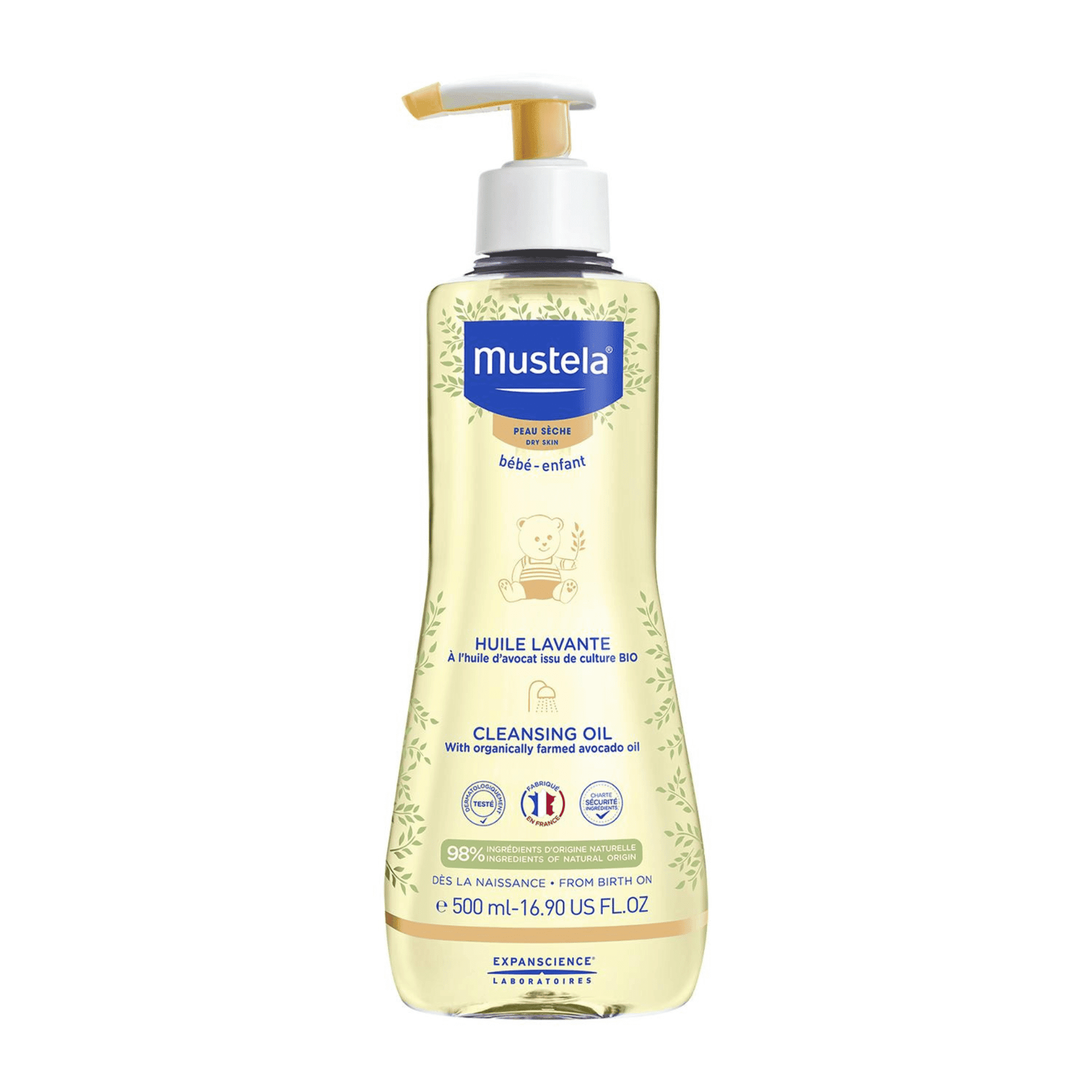 Mustela Ps Huile Lavante 500ml Mustela Ps Huile Lavante 500ml