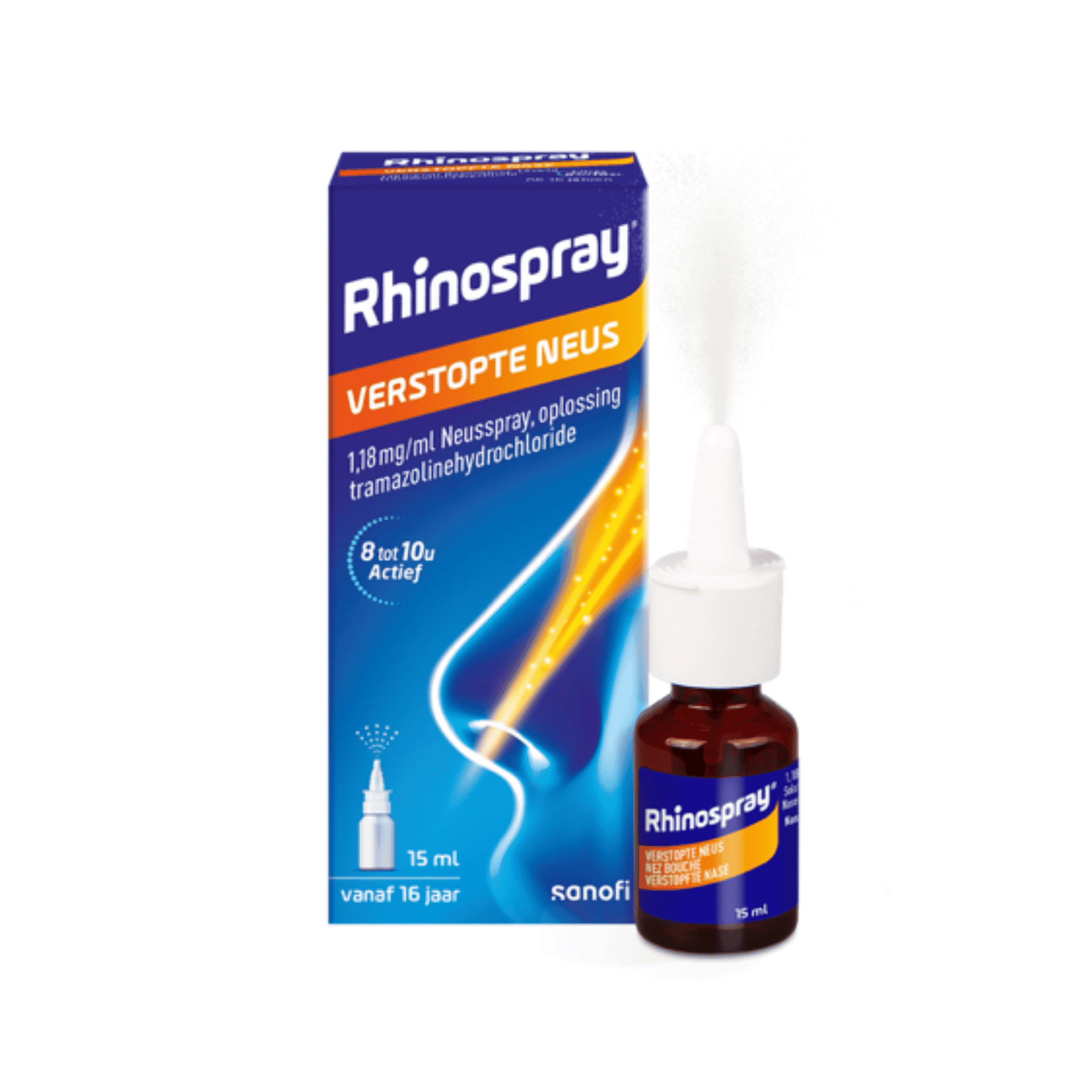 Rhinospray Nez Bouche 1,18mg/ml Spr Nasal Sol 15ml