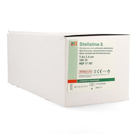 Stellaline 3 Kompres Steriel 7,5x 7,5cm