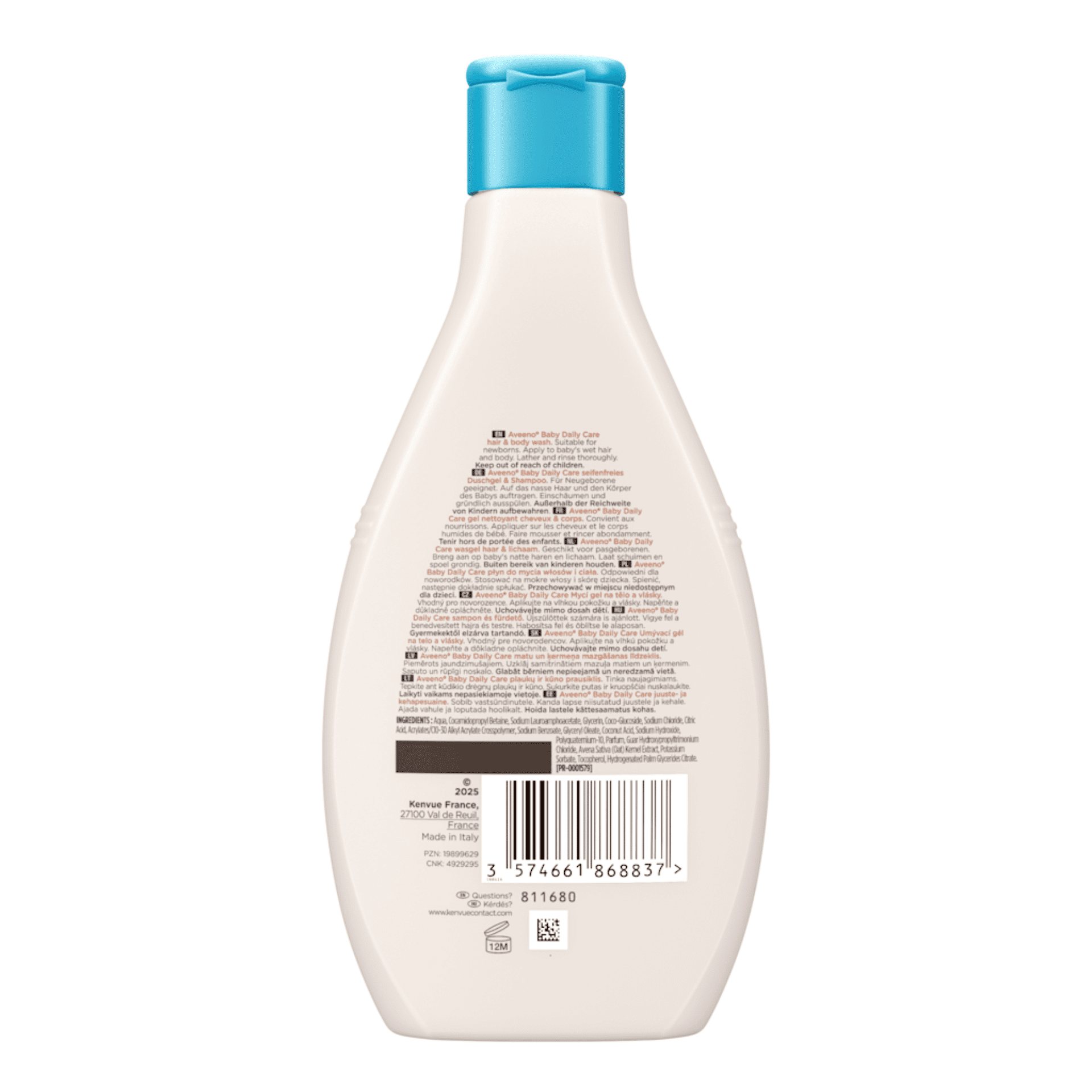 Aveeno Baby Daily Care Wasgel Haar & Lichaam Aveeno Baby Daily Care Wasgel Haar & Lichaam