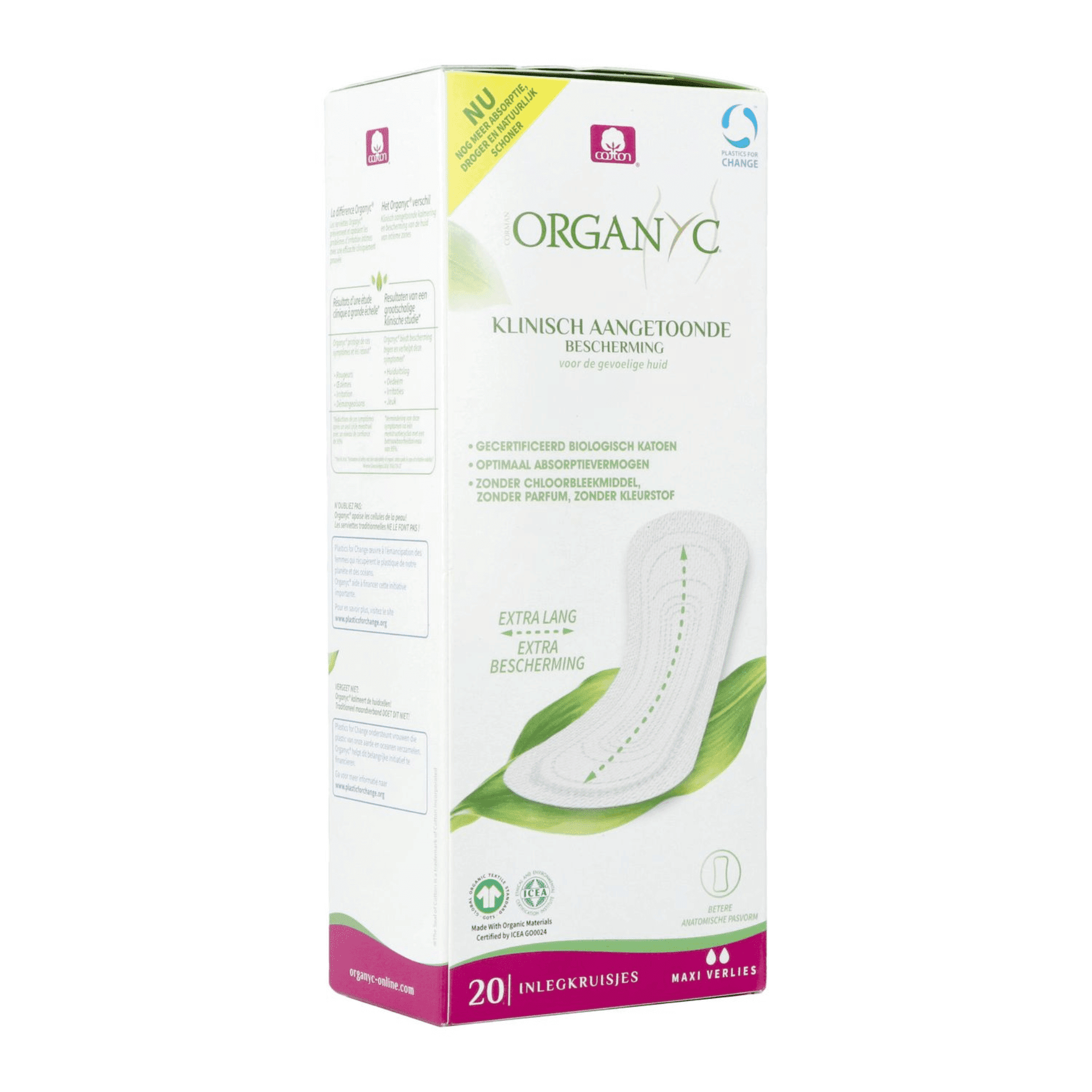 Organyc Protege Slip Maxi Coton Bio 20