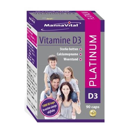 Mannavital Vitamine D3 Platinum