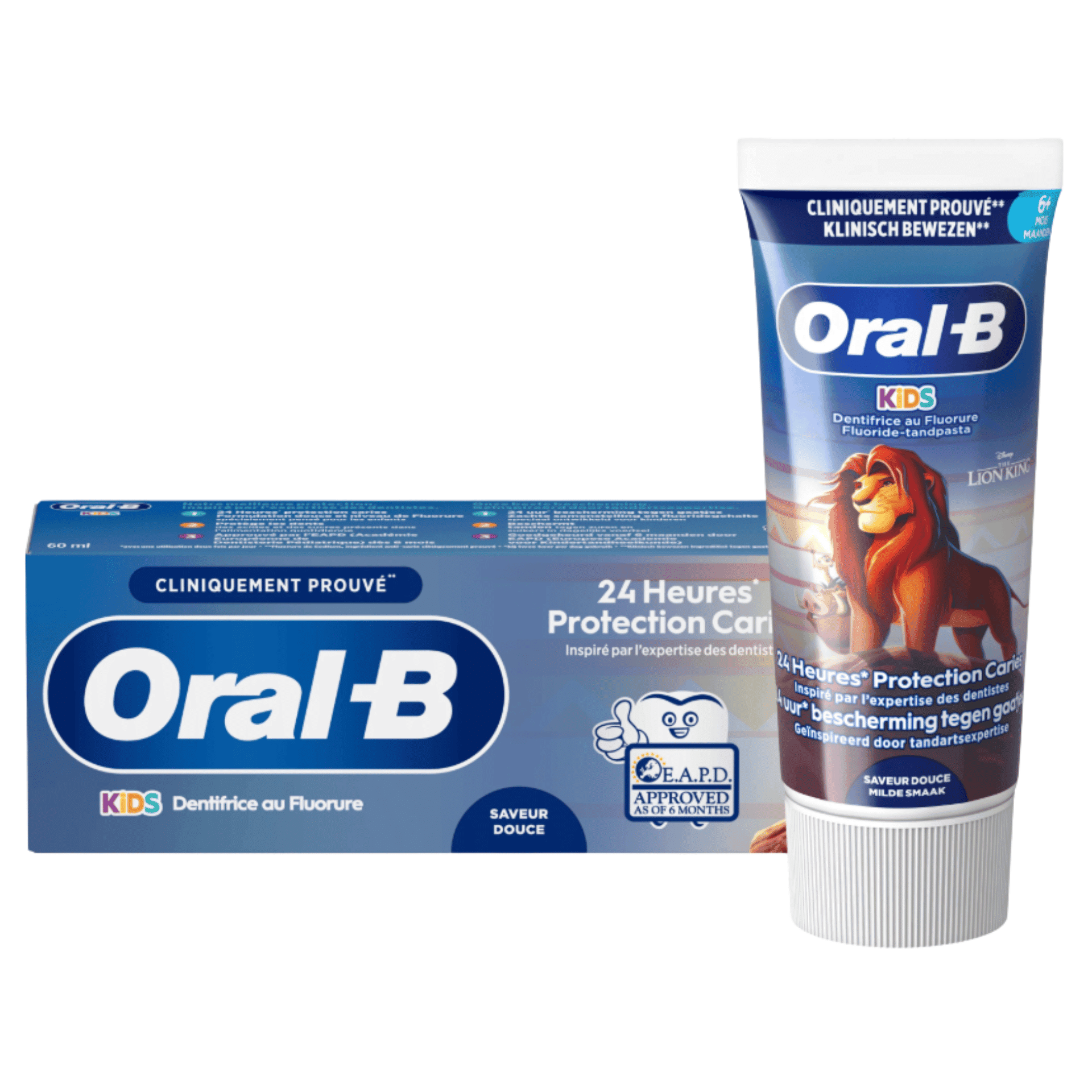 Oral-B Kids Tandpasta +6M Leeuwenkoning Oral-B Kids Tandpasta +6M Leeuwenkoning