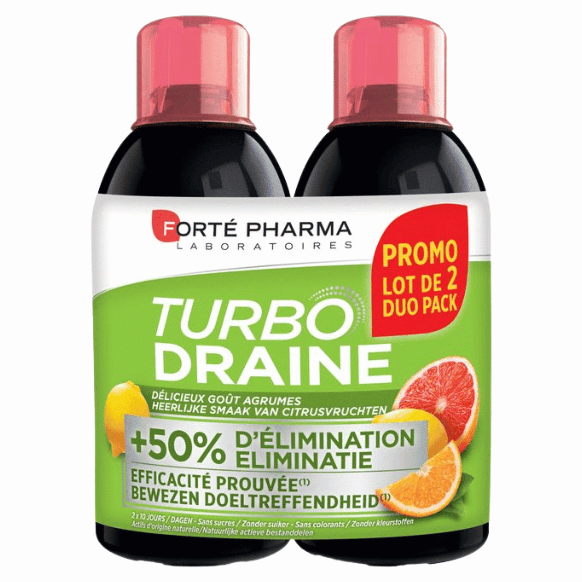 Forté Pharma Turbodraine Citrusvruchten Duo Promo*