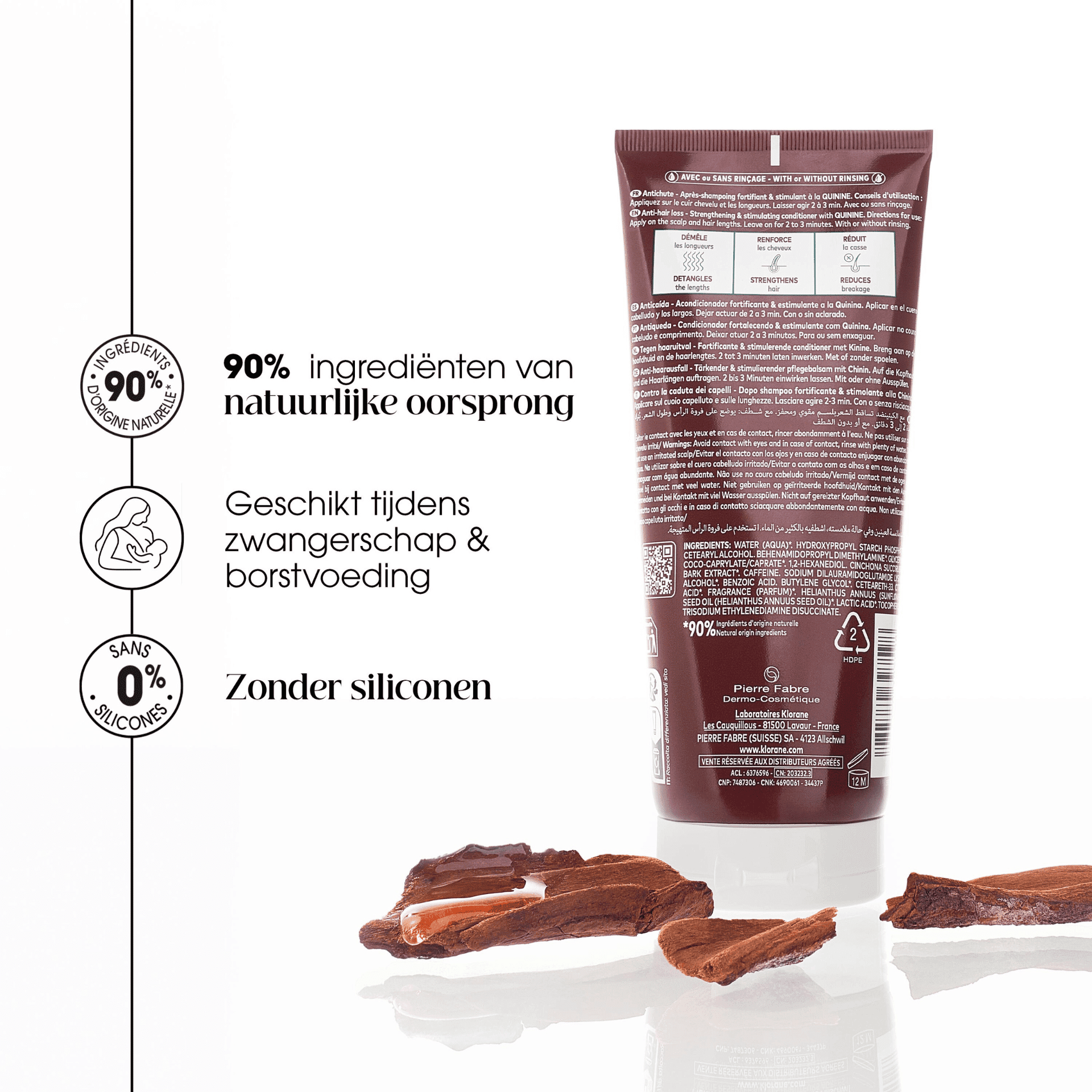 Klorane Kinine Conditioner tegen Haaruitval