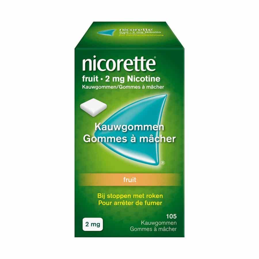 Nicorette Fruit Kauwgom 2 mg Nicorette Fruit Kauwgom 2 mg