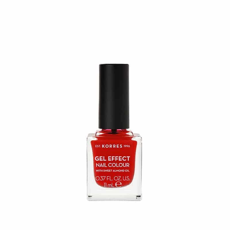 Korres KM Gel Effect Nagellak 48 Coral Red Korres KM Gel Effect Nagellak 48 Coral Red