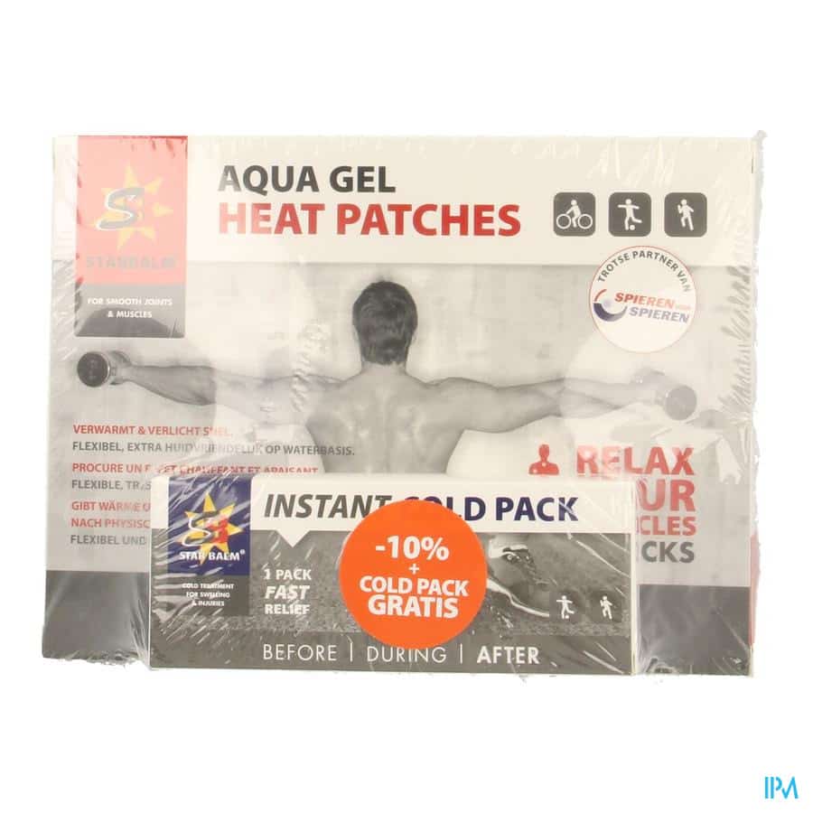 Star Balm Instant Cold Pack + Aqua Gel Warmtepleisters Promopack*