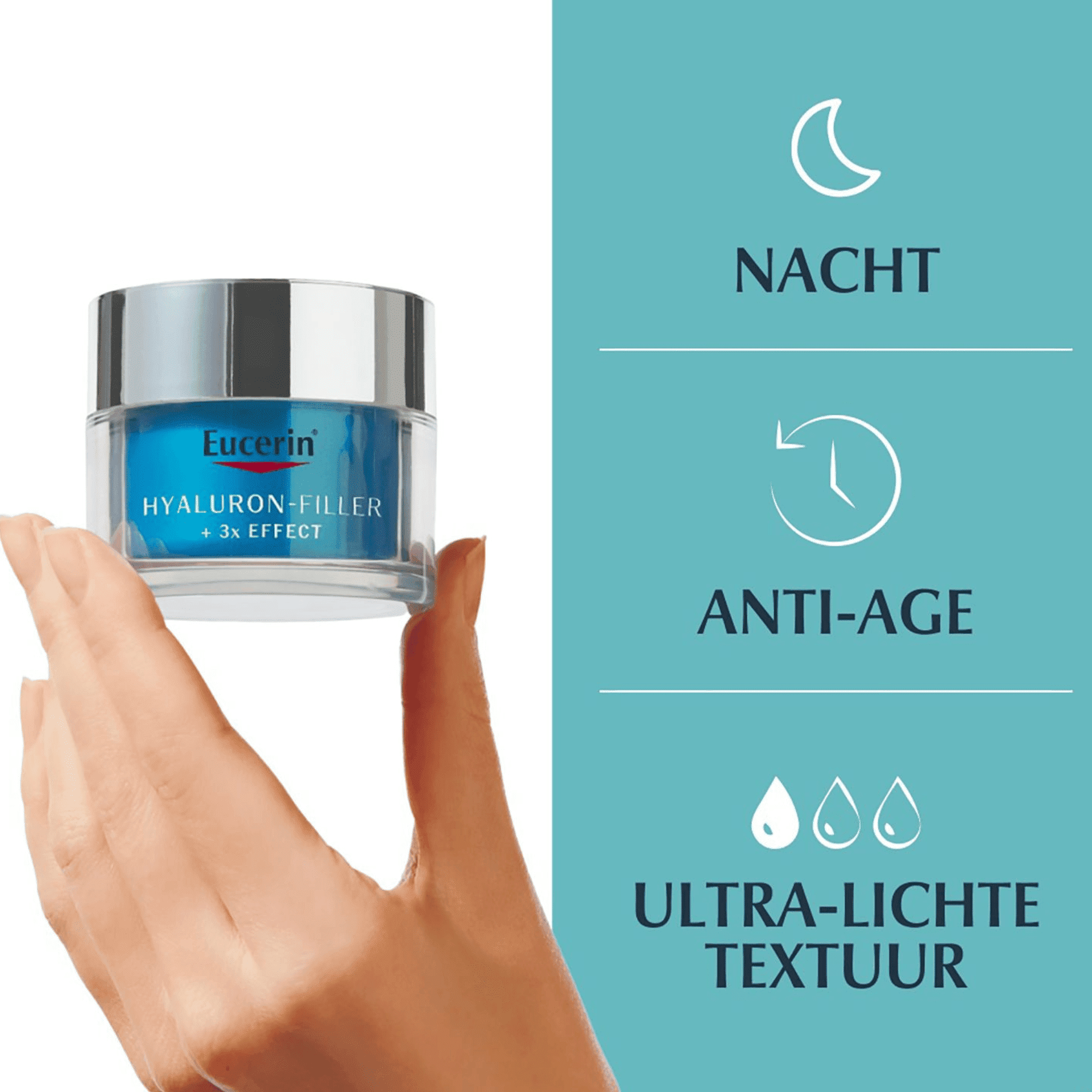 Eucerin Hyaluron-Filler + 3x Effect Hydratatiebooster Nacht