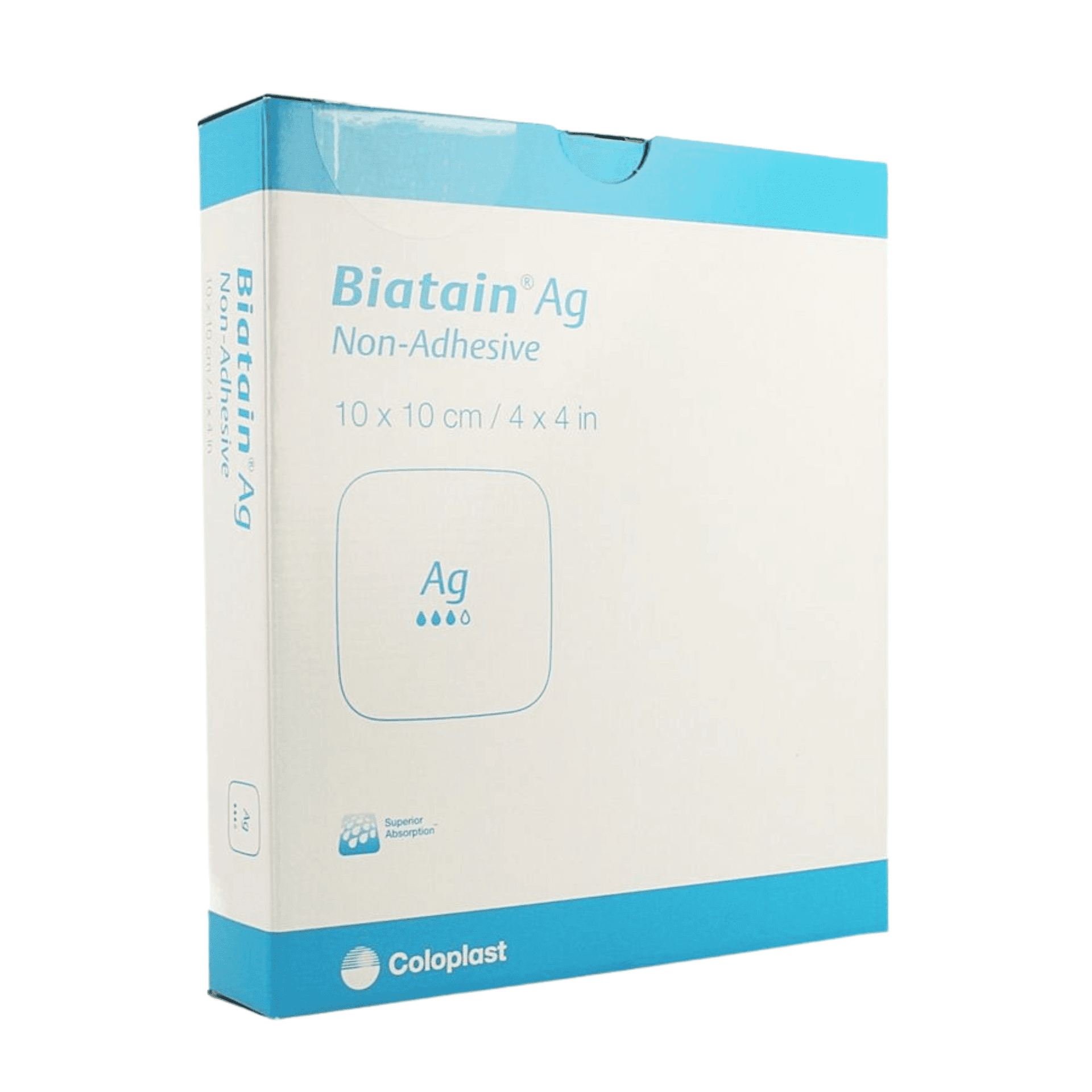 Coloplast Biatain Ag Niet-Klevend Schuimverband 10 x 10 cm Coloplast Biatain Ag Niet-Klevend Schuimverband 10 x 10 cm