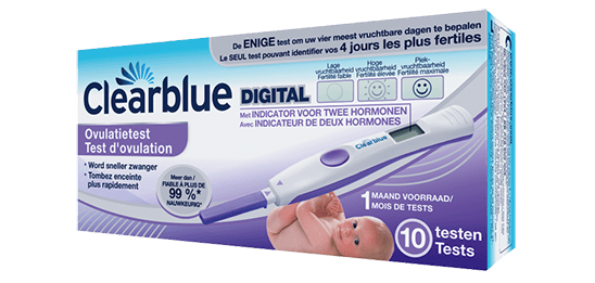 Clearblue Advanced Digitale Ovulatietest met Dubbele Hormoonindicator