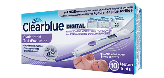 Clearblue Advanced Digitale Ovulatietest met Dubbele Hormoonindicator Clearblue Advanced Digitale Ovulatietest met Dubbele Hormoonindicator