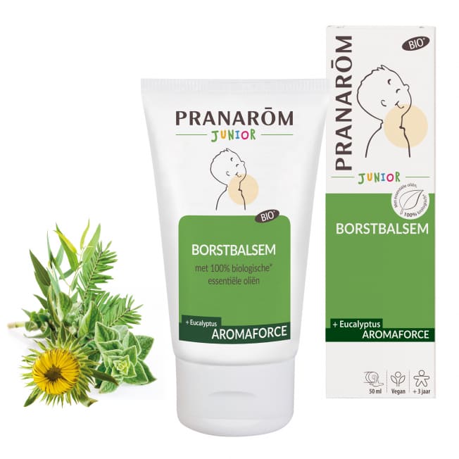 Pranarom Aromaforce Junior Borstbalsem Bio Pranarom Aromaforce Junior Borstbalsem Bio