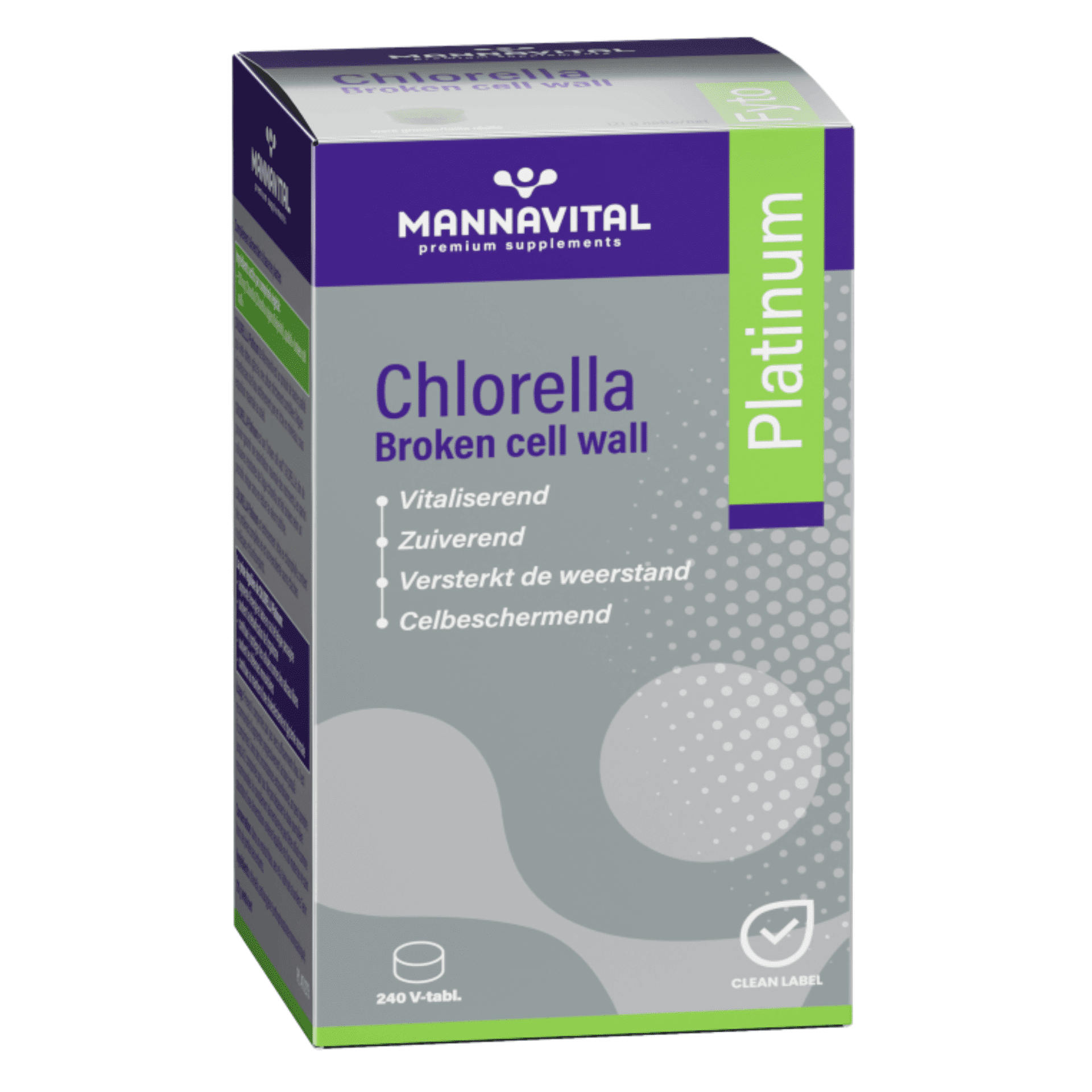 Mannavital Platinum Chlorella Broken Cell Wall