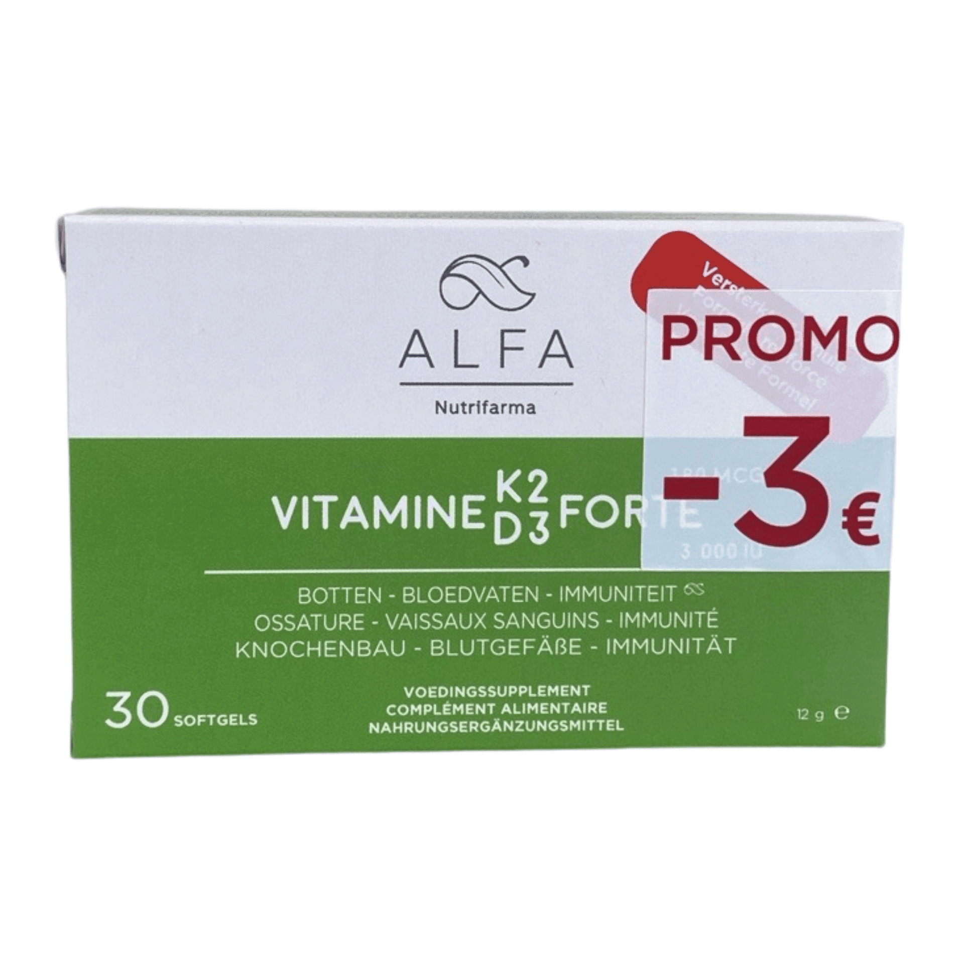 Alfa Vitamine K2 D3 Forte Softcaps 30 Nf Alfa Vitamine K2 D3 Forte Softcaps 30 Nf