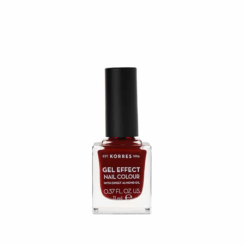 Korres KM Gel Effect Nagellak 59 Wine Red Korres KM Gel Effect Nagellak 59 Wine Red
