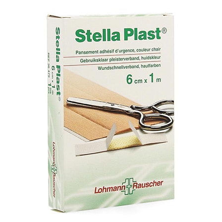Stella Plast Kleefpleister + Schaar 6 cm x 1 m