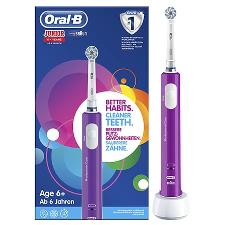 Oral B Elektrische Tandenborstel Junior 6 Jaar Paars