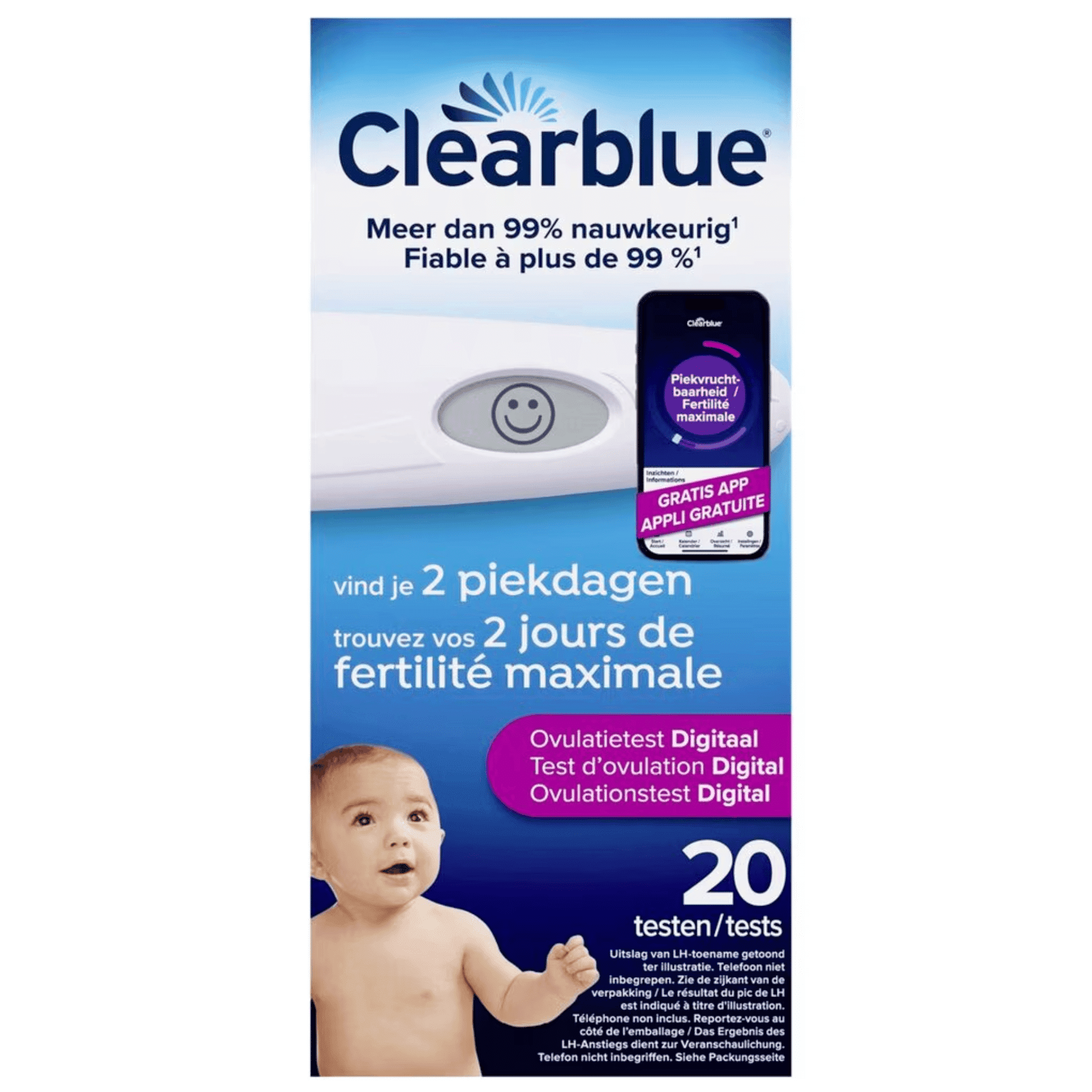 Clearblue Digitale Ovulatietest