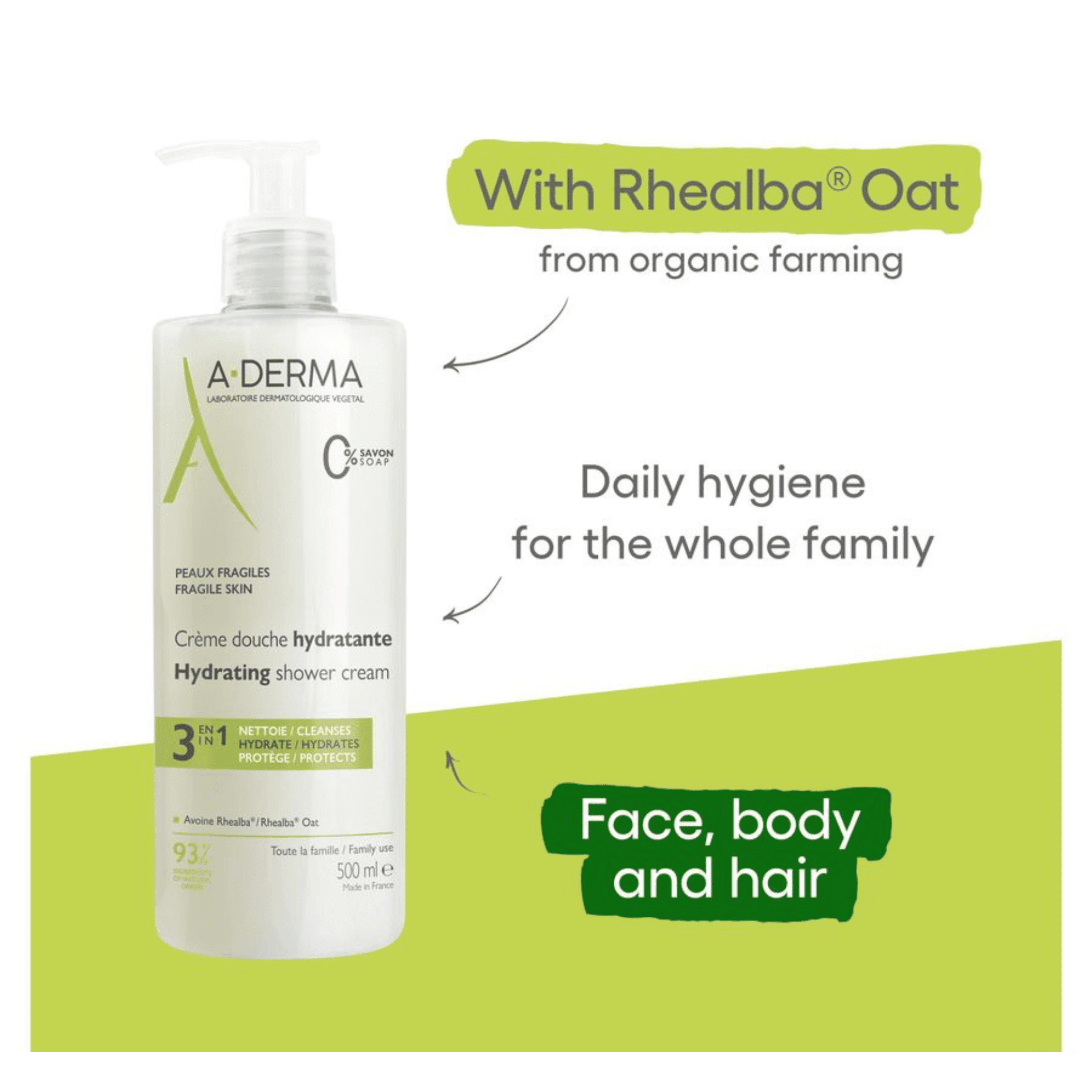 A-Derma Hydraterende Douchecrème