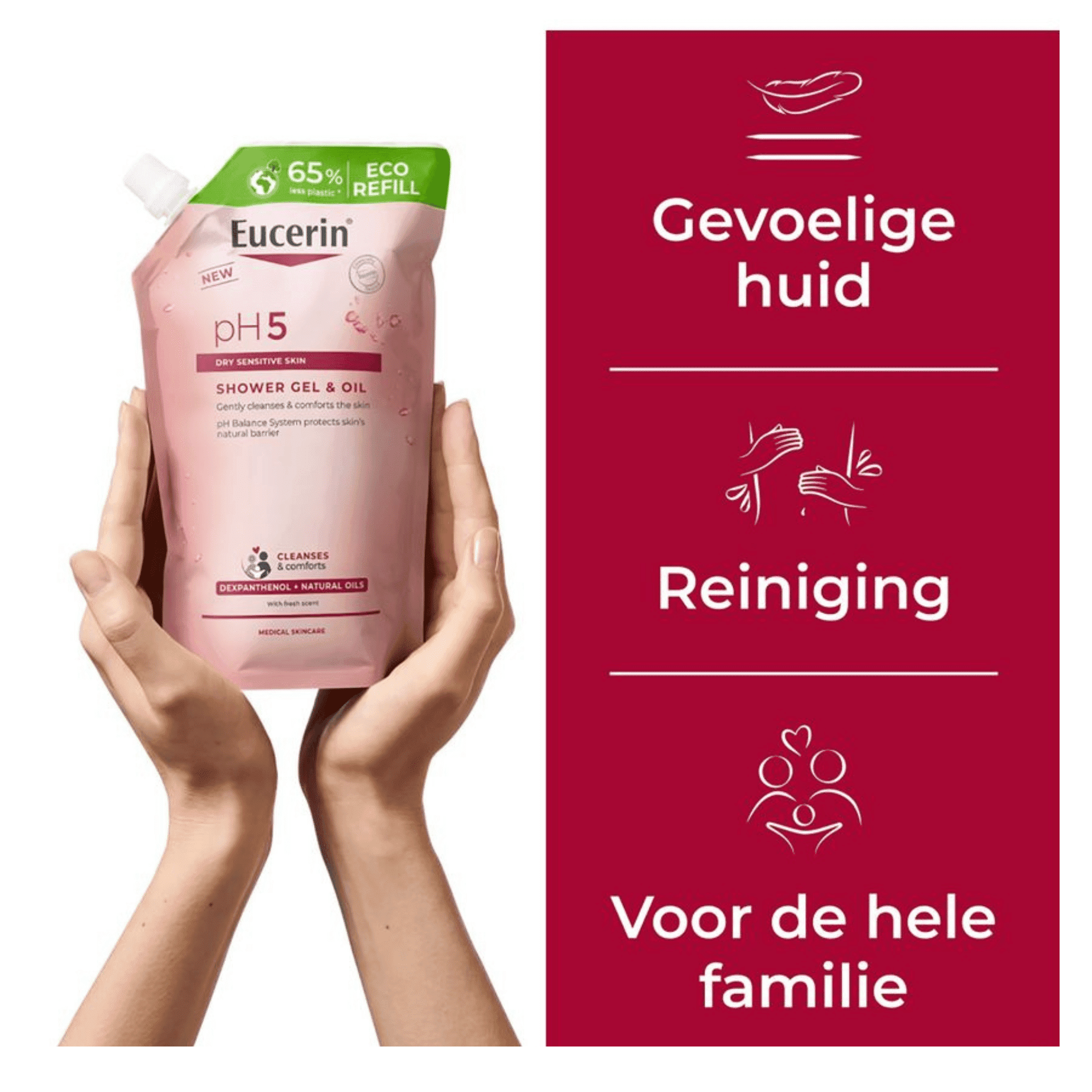 Eucerin pH5 Douchegel-Olie Navulling Eucerin pH5 Douchegel-Olie Navulling