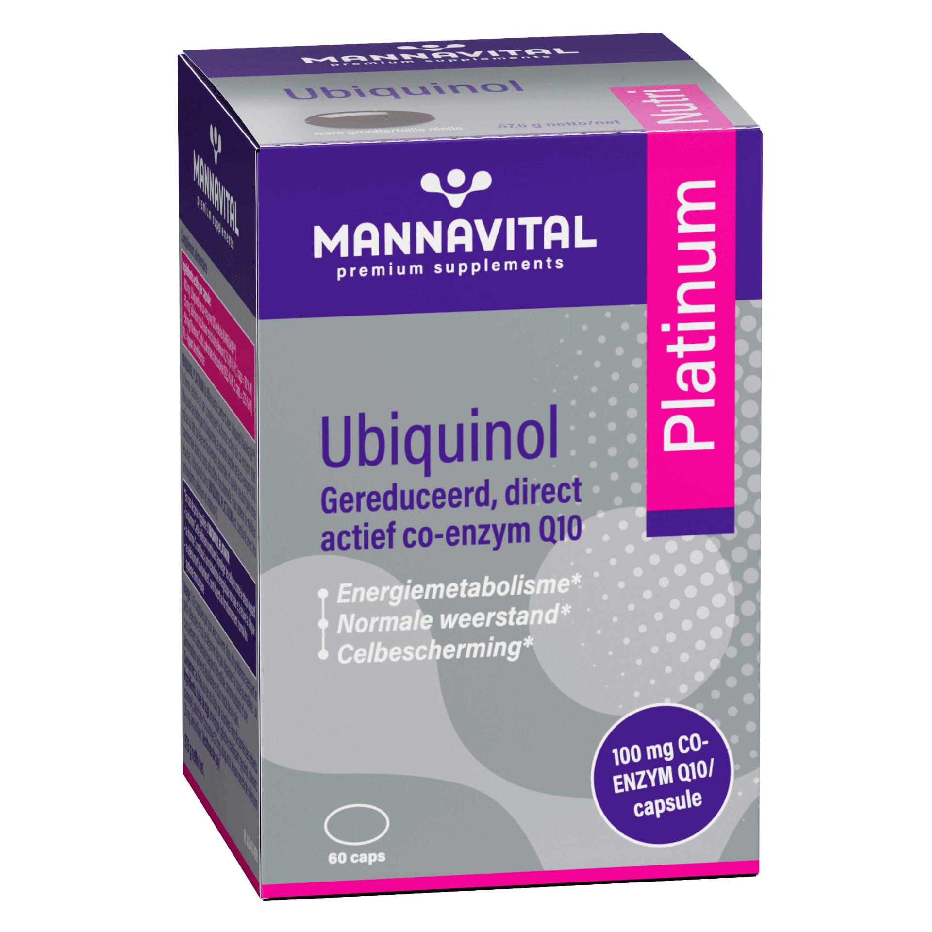 Mannavital Platinum Ubiquinol